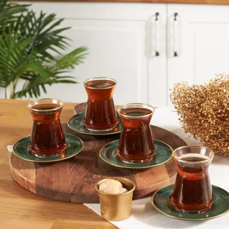 مجموعة شاي أخضر كاراكا ريترو